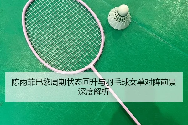 陈雨菲巴黎周期状态回升与羽毛球女单对阵前景深度解析（hth.cnapp）
